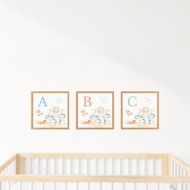 Octopus Alphabet Prints