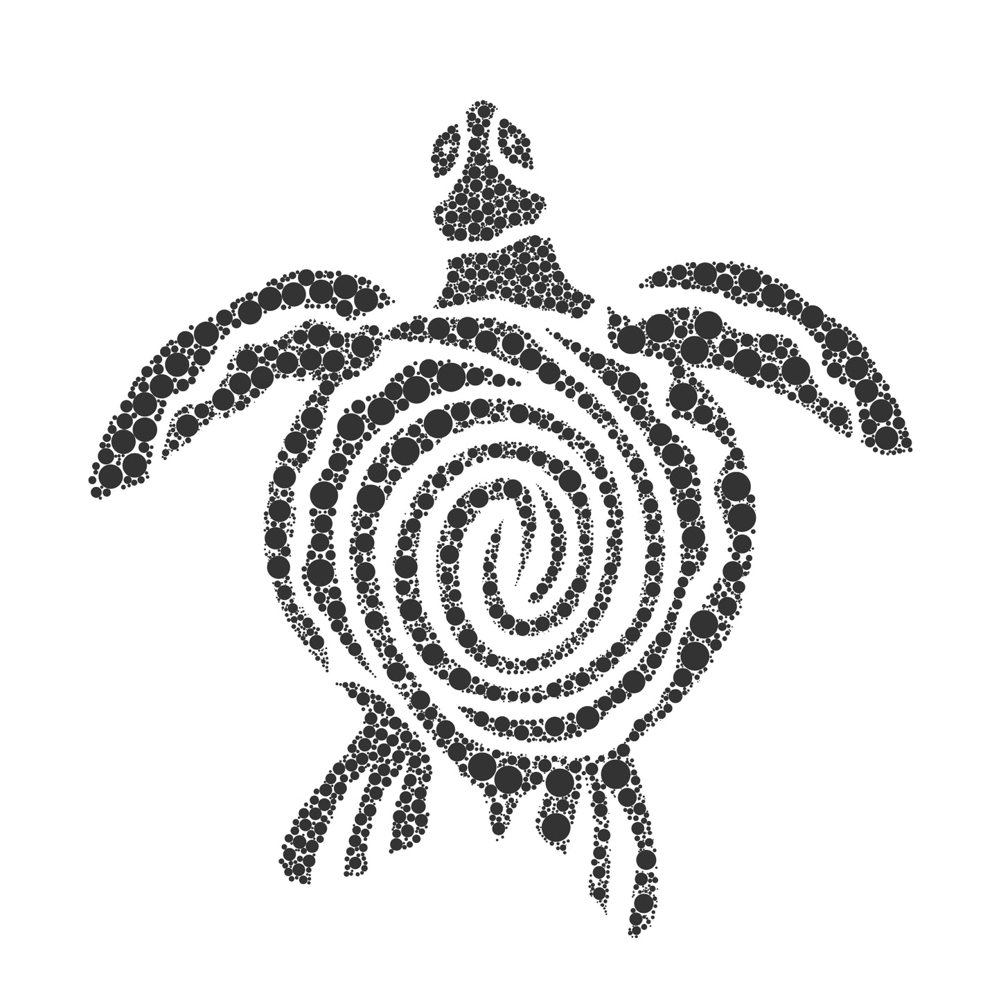 Turtle Swirl Coastal Printable Wall Art