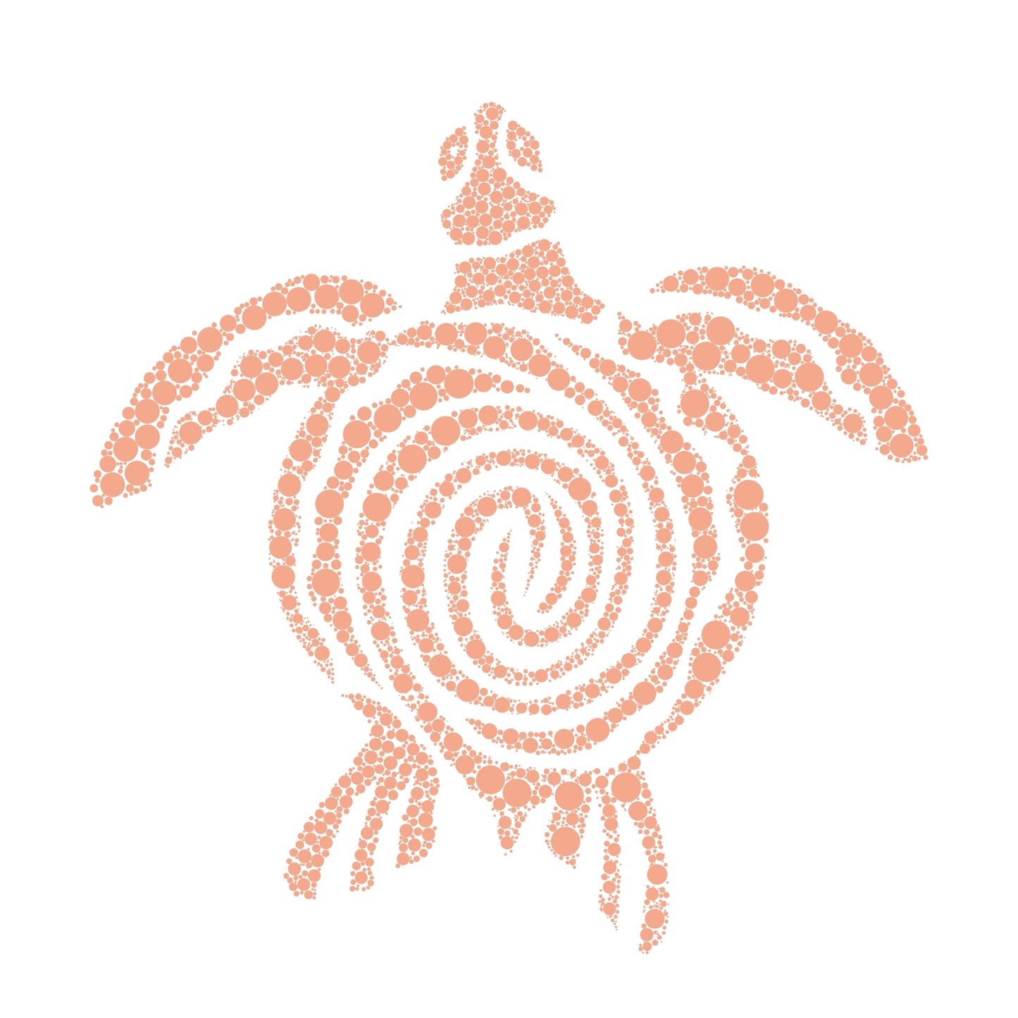 Turtle Swirl Coastal Printable Wall Art