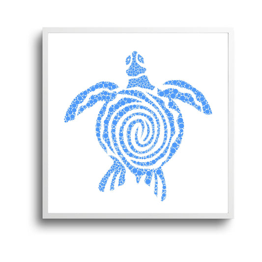 Turtle Swirl Coastal Printable Wall Art