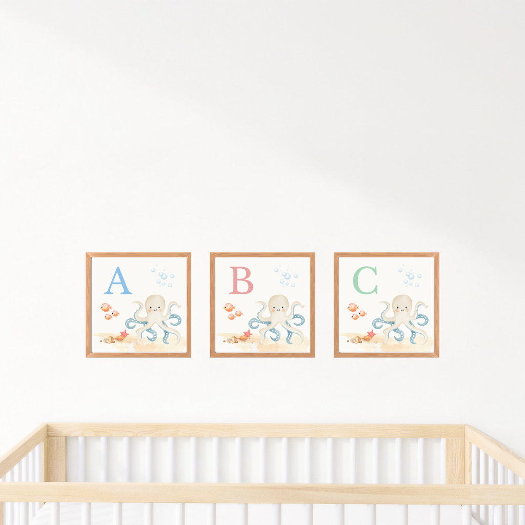 Octopus Alphabet Prints