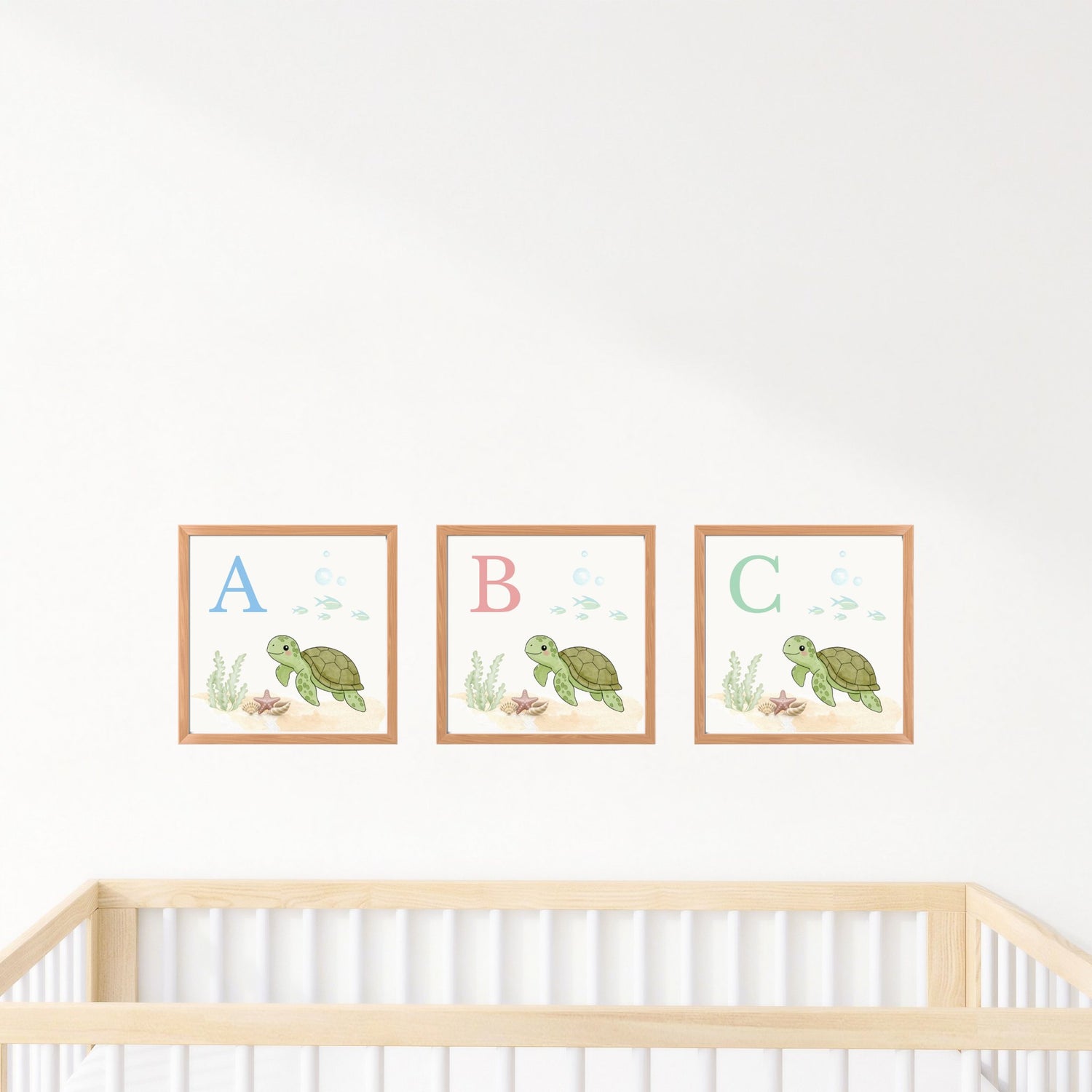 Sea Turtle Alphabet Prints
