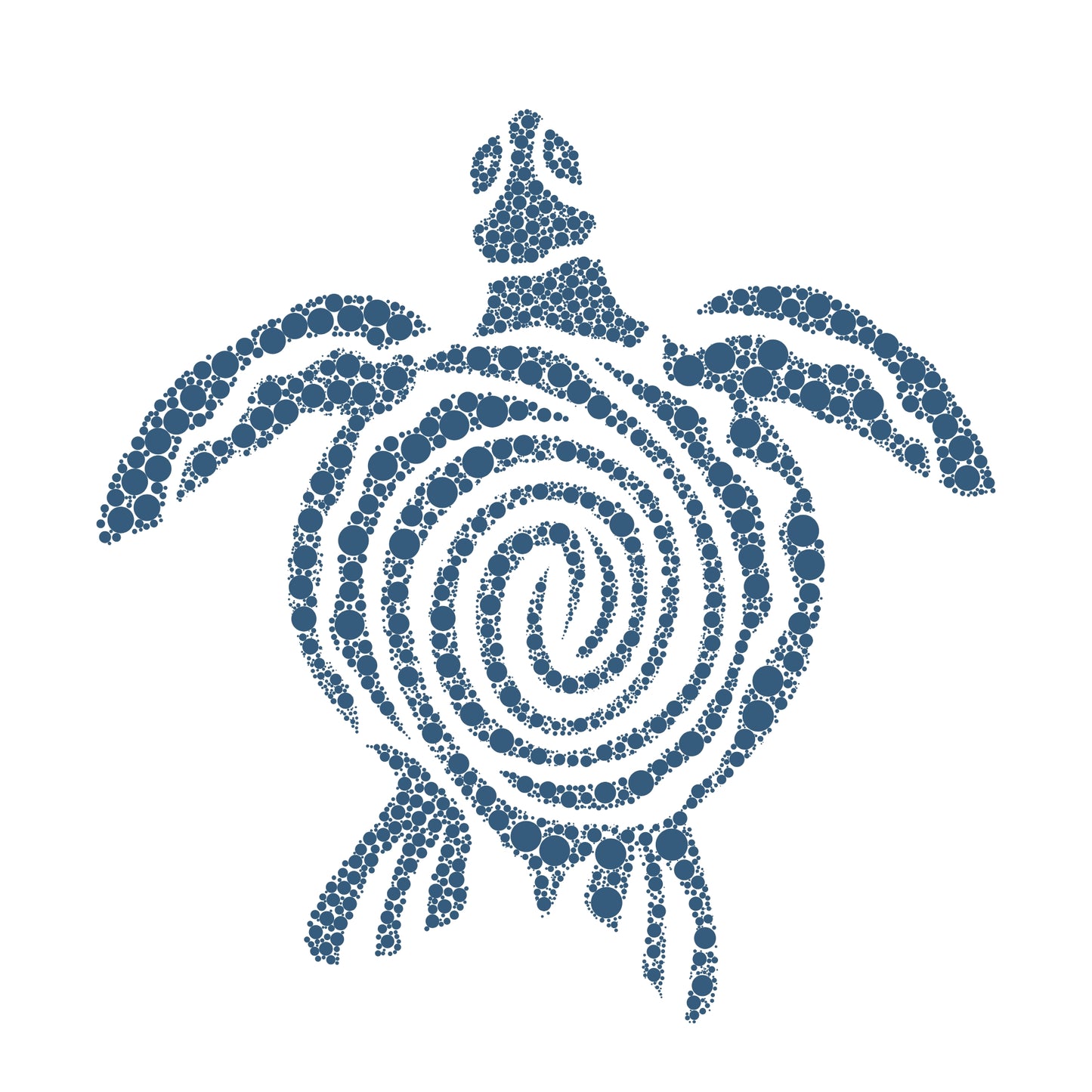 Turtle Swirl Coastal Printable Wall Art